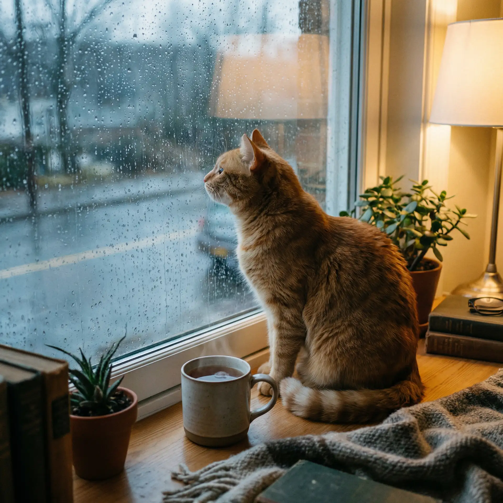 猫咪望着窗外的雨 - 校草殿下的专宠宝贝